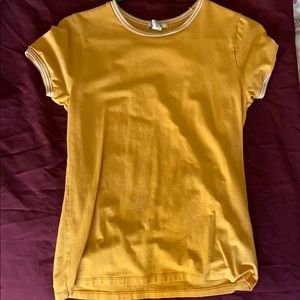 Yellow Forever 21 t-shirt